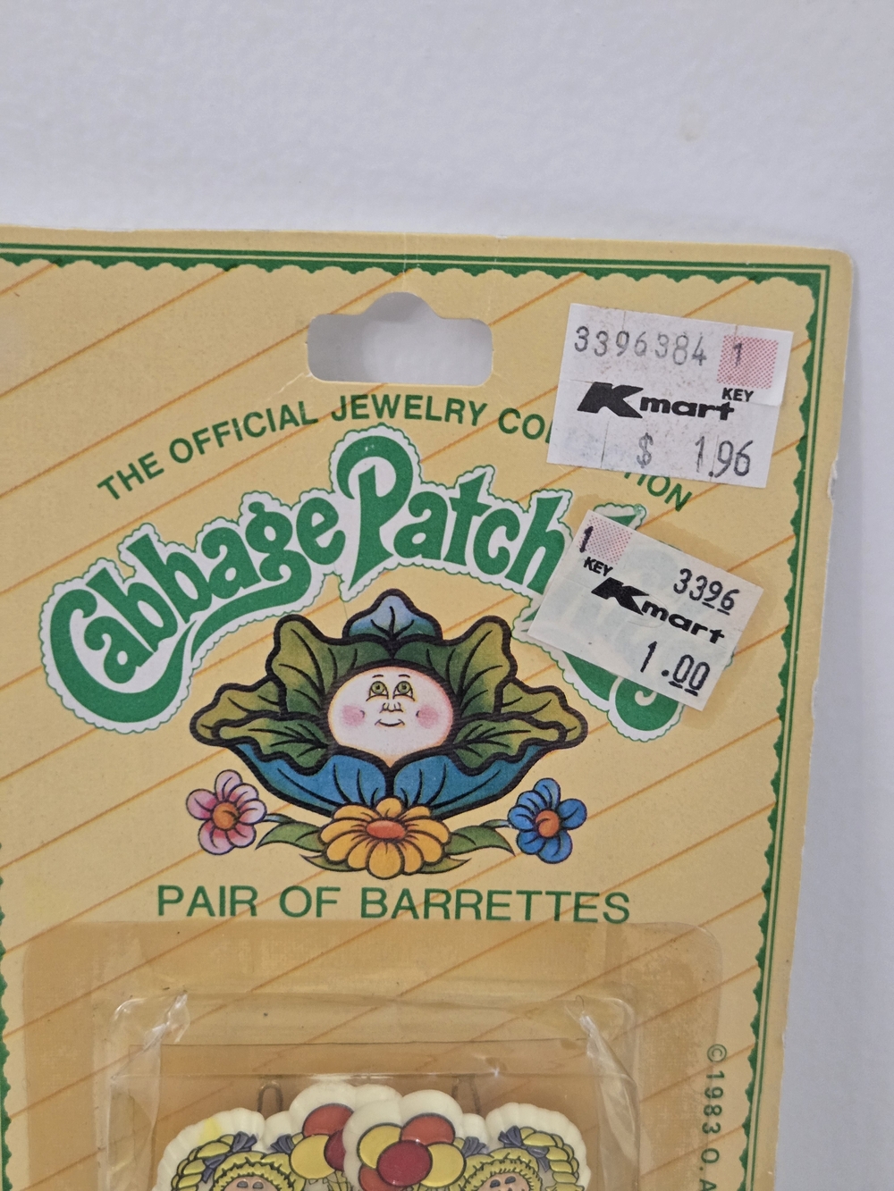 Vintage 1983 Cabbage Patch Kids Barrettes Pair Sealed NOS Howard Eldon 16-128 - Picture 6 of 8